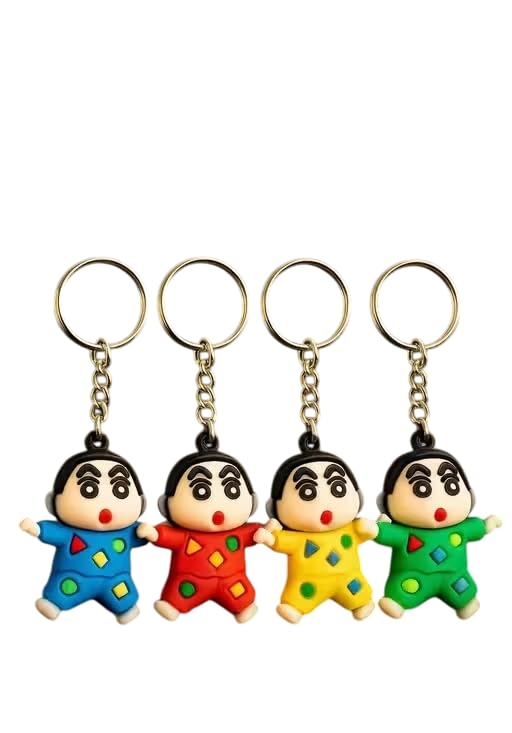 12pcs Shinchan Nightsuit Keychains