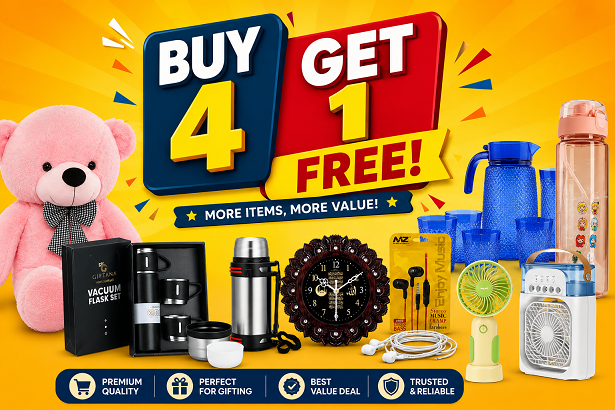 BUY 4 GET 1 FREE
